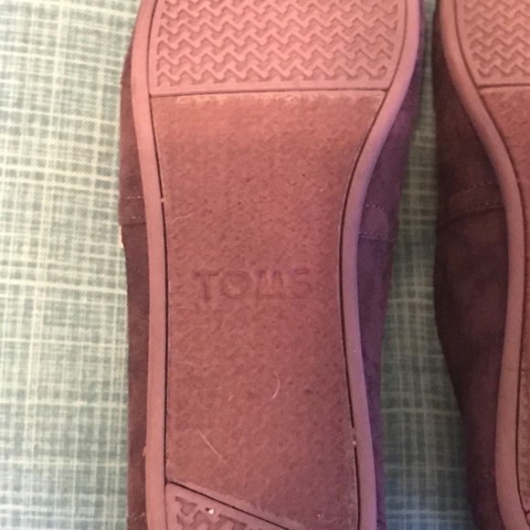 Toms - Women’s Size 7 Dark Purple Slip-Ons - Picture 3 of 6
